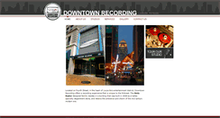 Desktop Screenshot of downtownrecording.com